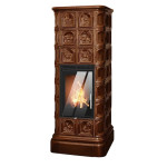 Kachlová kamna ABX Kaledonie exklusive XL ,,FOREST,, Hnědá